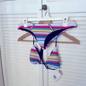 Rip Curl multi-color bikini top